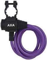AXA Zipp kabelslot paars 120cmø8mm