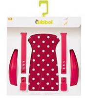 qibbel Stylingset Luxe Achterzitje Polka Dot Red