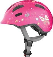 ABUS Smiley 2.0 Pink Butterfly Bicycle Helmet