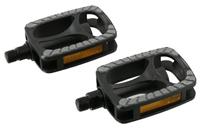simson pedalen set Metropool De Luxe 9/16 inch grijs/zwart