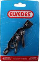 Elvedes remschijf adapter PM-PM voor/achter 180 mm zwart