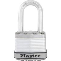 Master Lock hangslot met sleutel Excell grijs staal 38 x 54 mm