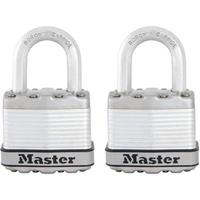 Master lock hangslot excell 2 st 45 mm gelamineerd staal m1eurt