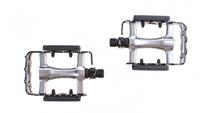 Mirage ATB/MTB pedalen antislip zwart/zilver 9/16 inch reflectoren