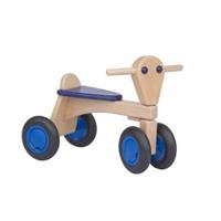 Van Dijk Toys Holz Laufrad Blau - Buche