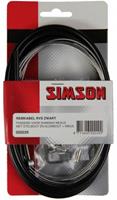 simson remkabel set Nexus rollerbrake 1600/2250 mm zwart/zilver
