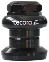 Tecora balhoofdstel EC30 met draad 1 inch aluminium zwart