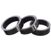 Brand-X Spacer Packung (Carbon, 3 x 10 mm) - Schwarz  - 1.1/8"