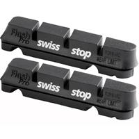 SwissStop Flash Pro Bremsbeläge (Nur Beläge) - Original Schwarz  - 2x Pairs - Aluminium Rim