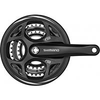 Shimano Crankstel altus m311 7/8 speed 48x38x28t 175mm zwart blister