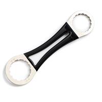 trapas-sleutel Twist-fit 24,5 cm staal zilver/zwart