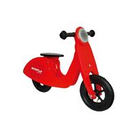 Houten loopscooter rood Rood