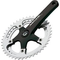 Miche Young Road Double Chainset - Schwarz