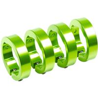 Sixpack Racing Lock-On Klemmringe - Electric Green