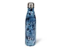 IZY RVS Drinkfles Thermosfles (500ml) - Marmer Blauw