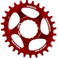 Blackspire Snaggletooth Cinch Oval Chainring BOOST - Rot  - 28t