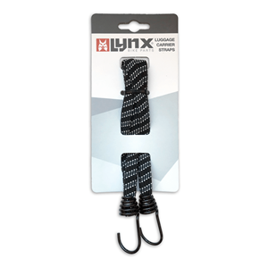 Lynx snelbinder met haak 26/28 inch 60 cm zwart/wit