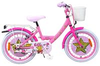 Volare Kinderfahrrad LOL Surprise für Mädchen 18 Zoll Kinderrad für Pink