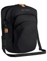Vaude Gepäckträgertasche, Außenfächer, für E-Biker, schwarz, schwarz