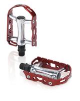 XLC pedal MTB Ultralight V silver/red
