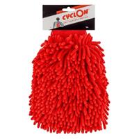 Cyclon Waschhandschuh Mikrofaser Rot