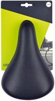 Dresco fietszadel junior 14 x 26 cm RVS/polyester zwart