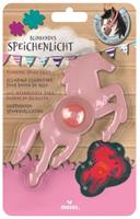 Moses spaakverlichting Paard meisjes 12,5 x 3,5 x 2 cm roze/rood