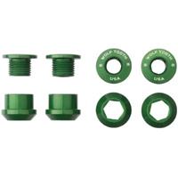 WOLFTOOTH Wolf Tooth 1X Chainring Bolts and Nuts (Pack of 4)