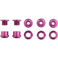 Wolf Tooth Pack of 5 1X Chainring Bolts and Nuts - Lila