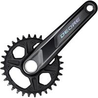 Shimano M6120 Deore 12 Speed Boost Single Chainset - Black