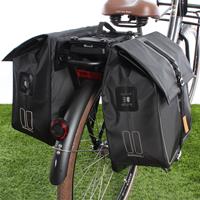 Basil Dubbele fietstas Urban Dry Double Bag MIK 50L Charcoal Melee