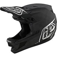 Troy Lee Designs D4 Carbon Stealth Helmet  - Schwarz - Silber