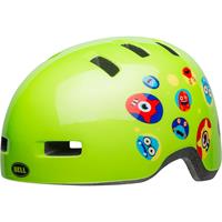 Bell Kids Lil Ripper Helmet 2020 - Monstors Gloss Green  - One Size