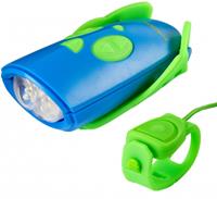 Hornit MINI Bike Light and Horn - Green - Blue