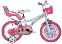 Dino Barbie 14 Inch 24 cm Meisjes Knijprem Roze/Wit
