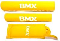 padset BMX junior polyester geel 3 delig