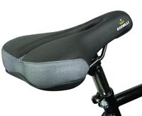 Dresco fietszadel ATB 16,4 x 29,6 cm gel zwart