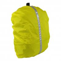 Dresco regenhoes rugzak 20 liter polyester reflecterend geel