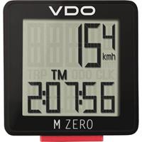 VDO fietscomputer M Zero WR807 zwart/rood