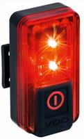 VDO achterlicht Eco light Red RL LED USB zwart 500 m