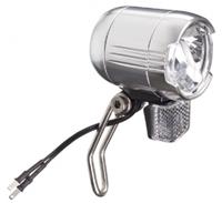 Falkx koplamp LED E Bike 6V 48V aluminium zilver