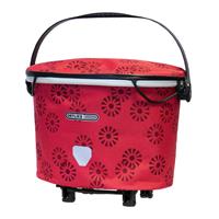 Ortlieb Bagagedragertas Up-Town Rack Design Floral Red - 17,5L