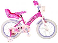 Disney Minnie Cutest Ever! Kinderfahrrad - Mädchen - 16 Zoll - Pink rosa/lila