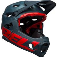 Bell Super DH MIPS Helm - Matte Blue-Crimson