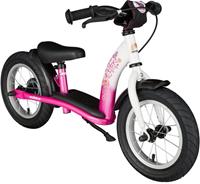 Bikestar 12 inch Classic loopfiets, roze / wit