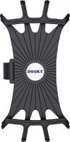 Dooky telefoonhouder universeel 12,5 x 7 x 3 cm siliconen zwart