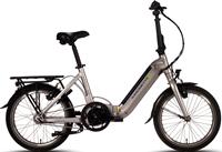 SAXONETTE E-Bike "Compact Premium Plus", 7 Gang, Mittelmotor 250 W, (mit Akku-Ladegerät)