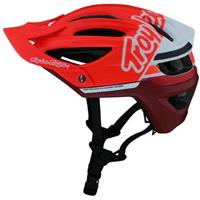 Troy Lee Designs A2 MIPS Helm (Starburst Rot) 2018 - Sihouette Red  - S/M