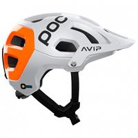 POC Tectal Race MIPS NFC Helmet 2022 - Hydrogen White-Fluorescent Orange AVIP
