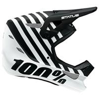 100% Status Youth Helmet 2021 - Weiß - Schwarz